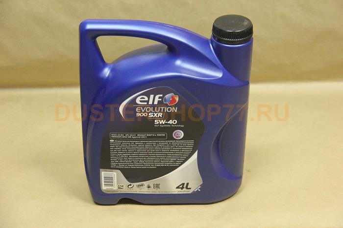 Моторное масло ELF Evolution SXR 5w40 (4 литров)