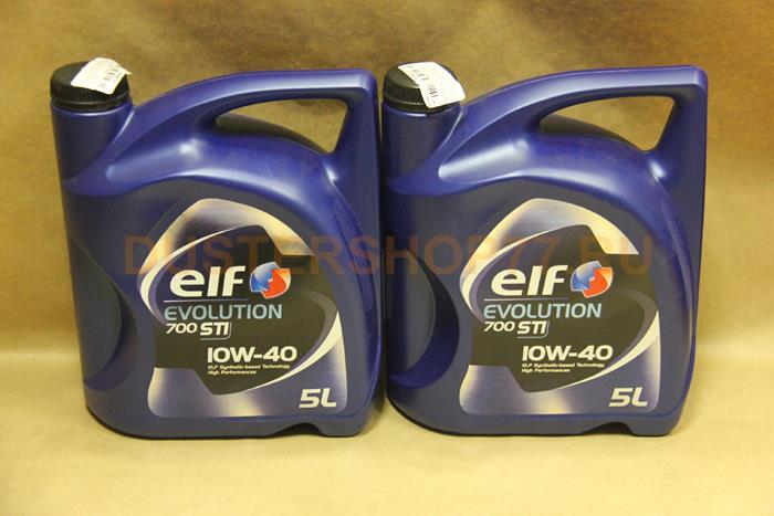 Моторное масло ELF 10W40 Evolution 700STI 5л. полусинтетическое