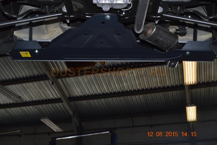 Защита заднего бампера сталь Дастер 2015