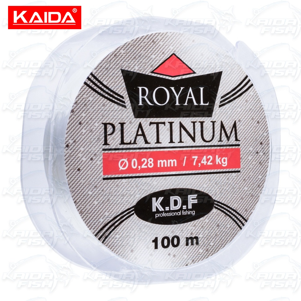 Монолеска KDF Royal Platinum 0,23 мм, 100 метров, 5,21 кг