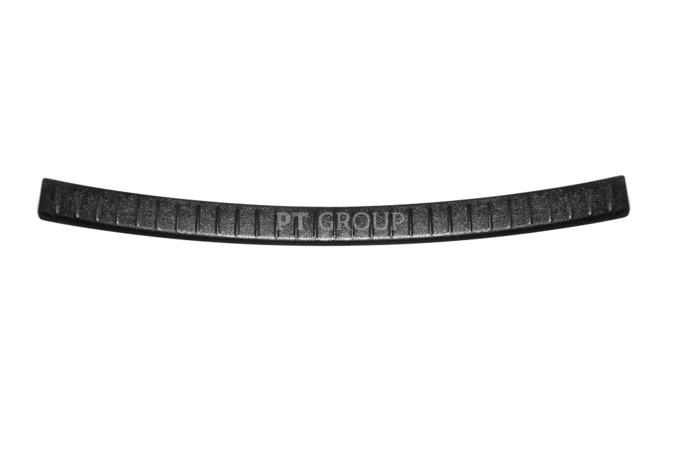 LADA XRAY 2016 - н.в., накладка на задний бампер (чёрное тиснение, ABS) (ПТ Групп) 
