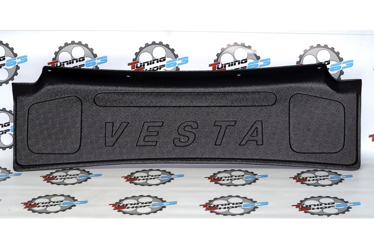 LADA VESTA, накладка на внутреннюю сторону крышки багажника с надписью Vesta